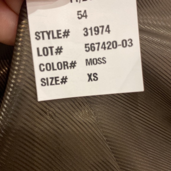 Ralph Lauren 24” DB Belted Trench Coat Moss - Picture 7 of 8